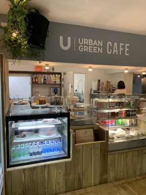 Interior  at Urban Green Cafe in Newcastle Upon Tyne