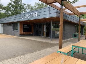 Exterior  at Urban Green Cafe in Newcastle Upon Tyne