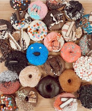 Donuts at Happy Donuts in Bergen