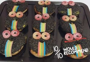 Daily special at Happy Donuts in Bergen