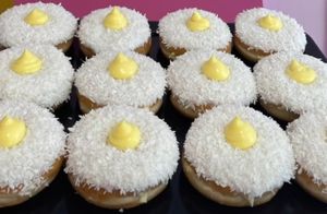 Daily special at Happy Donuts in Bergen