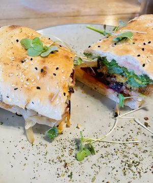   at Oodies Cafe in Bundaberg