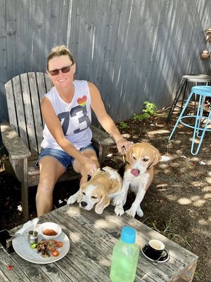 1/2 sized serve of the Oodies Vegan breakfast    at Oodies Cafe in Bundaberg