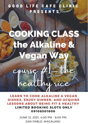 First weekend Vegan course at Good Life Cafe Clinic in Magalang