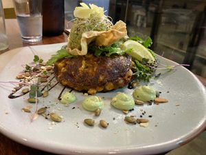 Zucchini and corn stack - A-amazing!  at Plants and Me in Southport