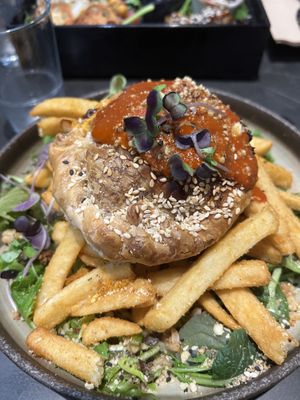 Butter bean combo #Veganuary at Plants and Me in Southport