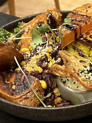 Rainbow salad #Veganuary at Plants and Me in Southport