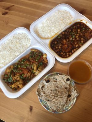 lovely vegan indian food at Mini Punjabi Dhaba in Loerrach