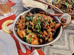 The six vegetable curry at Mini Punjabi Dhaba in Loerrach