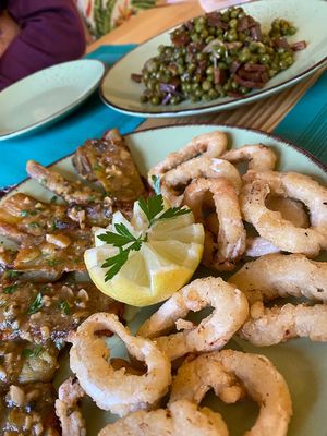 another special: not-Calamari at O Viso Ecovillage in Ourol