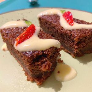 Brownnie at O Viso Ecovillage in Ourol