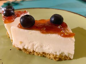 Extraordinaria tarta de queso at O Viso Ecovillage in Ourol