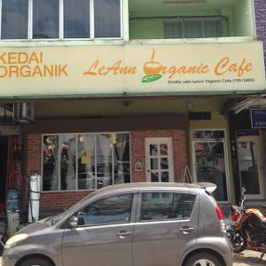 Outside view at LeAnn Organic Cafe in Petaling Jaya
