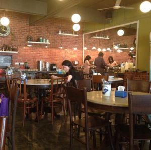 Inside view at LeAnn Organic Cafe in Petaling Jaya