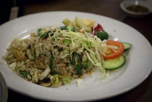 Fried rice at LeAnn Organic Cafe in Petaling Jaya