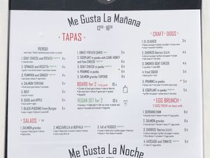 Day menu at Me Gustas Tu in Fuerteventura