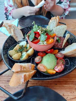 Vegan platter for 2 at Me Gustas Tu in Fuerteventura