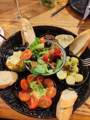 Vegan set at Me Gustas Tu in Fuerteventura