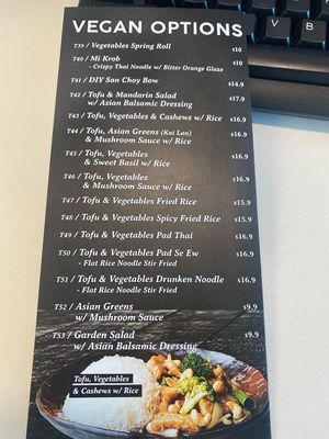Vegan options available at Phat Boy in Brisbane