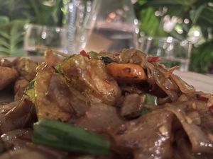 Drunken noodles  at Phat Boy in Brisbane