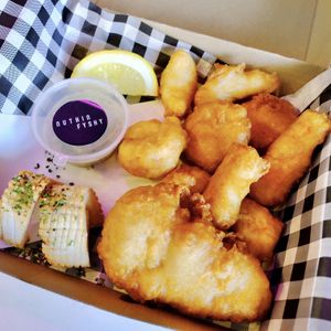 Fisherman’s basket  at Nuthin Fyshy in Leederville