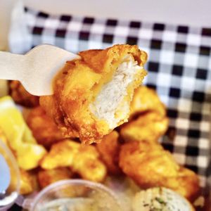 Texture of fysh at Nuthin Fyshy in Leederville