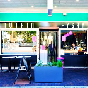 Front of shop at Nuthin Fyshy in Leederville