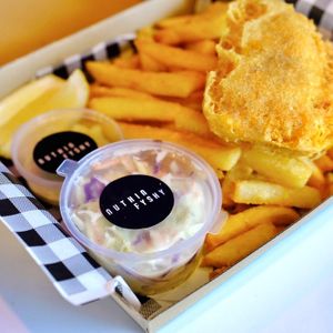 Dinner box special at Nuthin Fyshy in Leederville