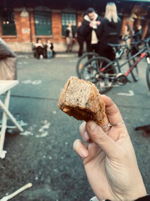 Seitan fritto (nuggets) at Uapami in Krakow