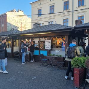 Outside at Uapami in Krakow