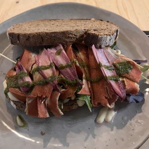 Vegan sandwich   at Blossom in Leiden