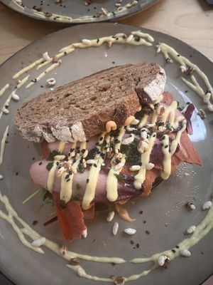 Vegan sandwich   at Blossom in Leiden
