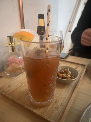 Homemade iced tea   at Blossom in Leiden
