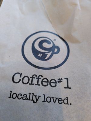 Napkin (October 2023) at Coffee #1 in Aberystwyth