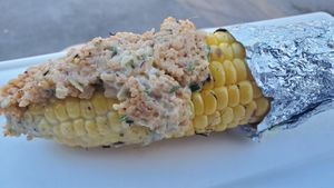 Street corn at Walt Disney World - The Land Cart in Lake Buena Vista