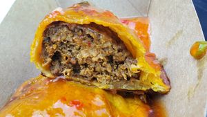 Jamaican Patty at Walt Disney World - The Land Cart in Lake Buena Vista
