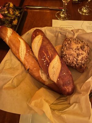Vegan bread basket at Walt Disney World - Le Cellier in Lake Buena Vista