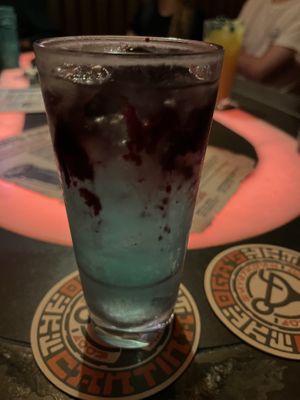 Hyperdrive Mocktail  at Walt Disney World - Oga's Cantina in Lake Buena Vista