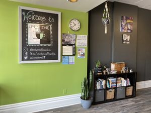 Local artists are featured along with community happenings at Limestone Coffee & Tea in Batavia