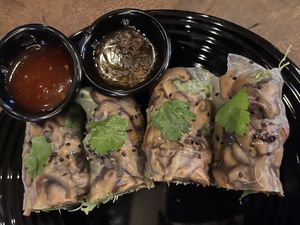 Vegetable Fresh Spring Roll at Mr. Wok in San Jose Del Cabo