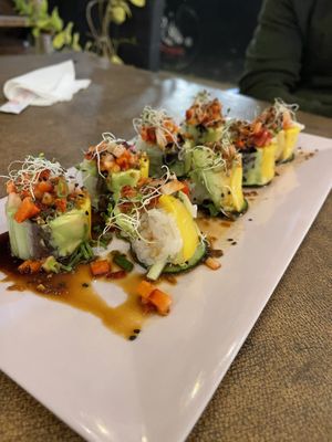 Cucumber and Strawberries  at Mr. Wok in San Jose Del Cabo