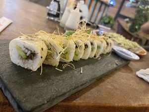 Avocado and mushrooms  at Mr. Wok in San Jose Del Cabo