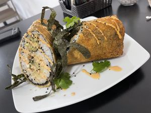 Sushi wrap at Mr. Wok in San Jose Del Cabo