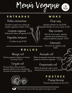 Now they have a vegan menu with plenty of options! at Mr. Wok in San Jose Del Cabo