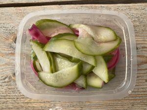 'Zuurgoed', pickled vegtables.  at Geeta's Keukentje in Goes