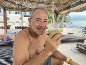   at Gurú Beach Club in Isla Mujeres