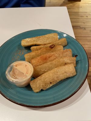 Yucca fries - delish  at Koki in Durham