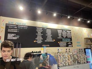 Second column of dips are all dairy free  at Simons Says Dip This in Durham