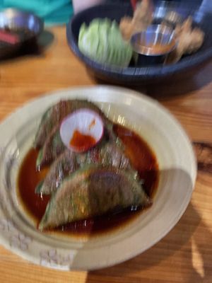 Sorry, the cocktails were really good 😂  at M Pocha in Durham