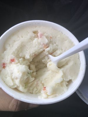 Vegan potato salad  at The Jibarito Stop in Chicago